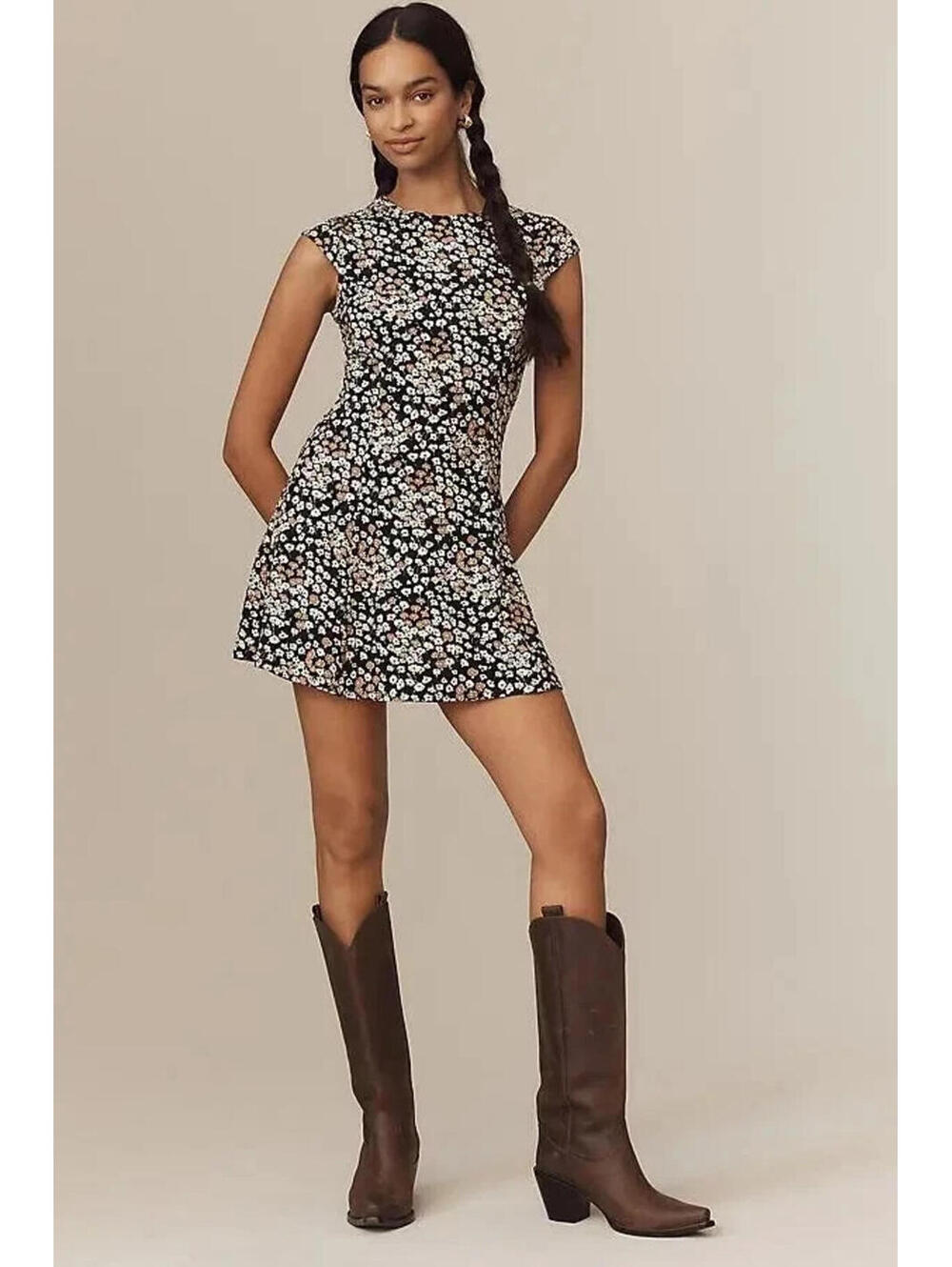 NEW, Reformation Yves Knit Mini Dress in Multicolor Sz M #MD1832